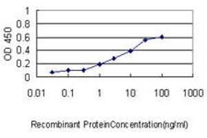 Detection limit for recombinant GST tagged EDG1 is approximately 0. (S1PR1 抗体  (AA 1-47))