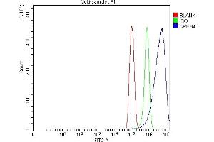 Flow Cytometry analysis of PC-3 cells using anti-CPEB4 antibody (ABIN7601199). (CPEB4 抗体  (AA 3-462))