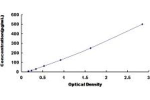 Typical standard curve (IFNA13 ELISA 试剂盒)