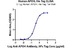 ELISA image for Apolipoprotein H (Beta-2-Glycoprotein I) (APOH) (AA 20-345) protein (His tag) (ABIN7273857)