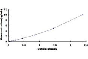 Typical standard curve (BRP44L ELISA 试剂盒)