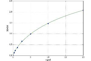 A typical standard curve