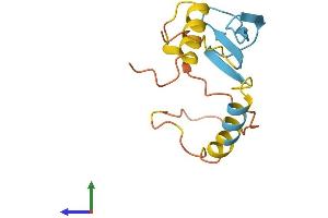 AlphaFold protein structure predicition of Human Recombinant PMS2P5 Protein, UniprotID A8MQ11