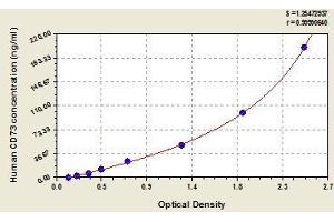 Typical standard curve (CD73 ELISA 试剂盒)