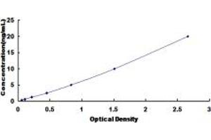 Typical standard curve (RGS6 ELISA 试剂盒)