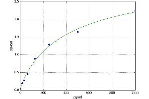 A typical standard curve