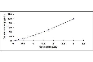 Typical standard curve (Anti-C1q ELISA 试剂盒)