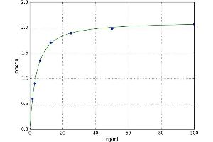 A typical standard curve (VWF ELISA 试剂盒)