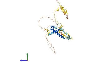AlphaFold protein structure predicition of Human Recombinant C10orf120 Protein, UniprotID Q5SQS8