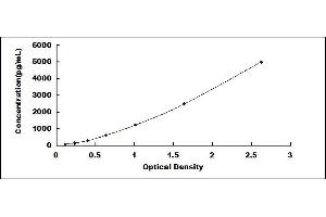 Typical standard curve (SPINK5 ELISA 试剂盒)