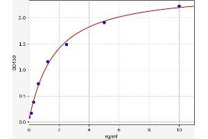 Typical standard curve (MEK1 ELISA 试剂盒)