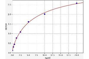 Typical standard curve (AQP3 ELISA 试剂盒)