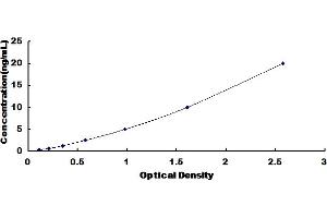 Typical Standard Curve for Human SOD4 ELISA. (SOD4 ELISA 试剂盒)