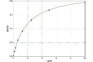 A typical standard curve (ABCB1 ELISA 试剂盒)
