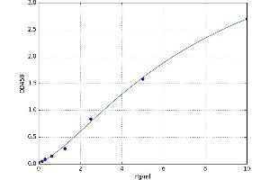A typical standard curve (PRPSAP1 ELISA 试剂盒)
