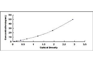 Typical standard curve (UCHL1 ELISA 试剂盒)