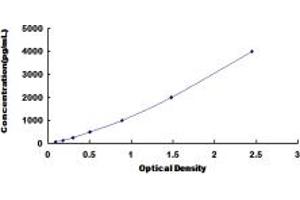 Typical standard curve (OLR1 ELISA 试剂盒)