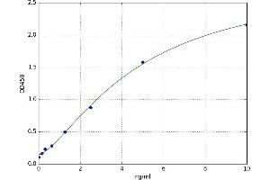 A typical standard curve (ELANE ELISA 试剂盒)