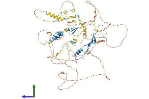 AlphaFold protein structure predicition of Mouse Recombinant Tprn Protein, UniprotID A2AI08
