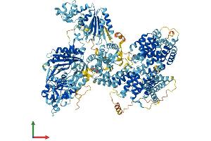AlphaFold protein structure predicition of Human Recombinant ADCY10 Protein, UniprotID Q96PN6