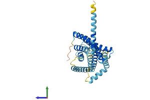 AlphaFold protein structure predicition of Human Recombinant TAS2R38 Protein, UniprotID P59533