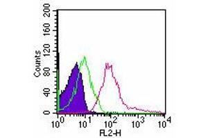 TLR5 Flow Cytometry Flow Cytometry of Mouse Anti-TLR5 antibody. (TLR5 抗体)