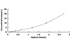 Typical standard curve (GRP94 ELISA 试剂盒)