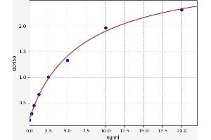 Typical standard curve (HAAO ELISA 试剂盒)