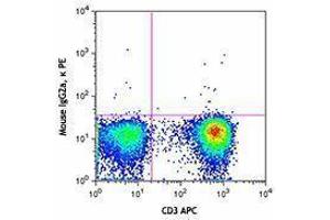 Flow Cytometry (FACS) image for anti-Interleukin 16 (IL16) (AA 615-630) antibody (PE) (ABIN2662757) (IL16 抗体  (AA 615-630) (PE))