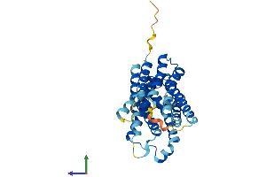 Protein Structure (PS) image for Solute Carrier Family 35 (UDP-N-Acetylglucosamine (UDP-GlcNAc) Transporter), Member A3 (SLC35A3) (AA 1-326) protein (His tag) (ABIN7559684)