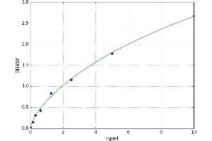 A typical standard curve (SIPA1L1 ELISA 试剂盒)