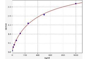 Typical standard curve (SERPINA6 ELISA 试剂盒)