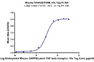 ELISA image for Integrin AlphaV Beta6 (ITGAV/ITGB6) (AA 31-988) protein (His tag) (ABIN7275074)
