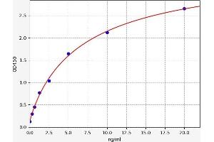 Typical standard curve (Caspase 7 ELISA 试剂盒)