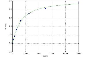A typical standard curve (Claudin 9 ELISA 试剂盒)
