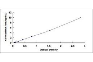 Typical standard curve (ACAT1 ELISA 试剂盒)