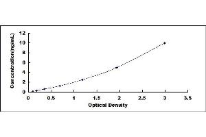 Typical standard curve (SERPINB4 ELISA 试剂盒)