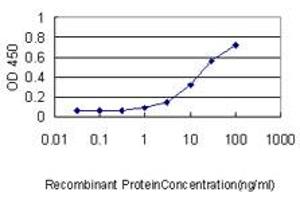 Detection limit for recombinant GST tagged EIF2B2 is approximately 0.