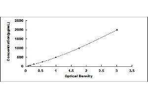 Typical standard curve (FADS2 ELISA 试剂盒)