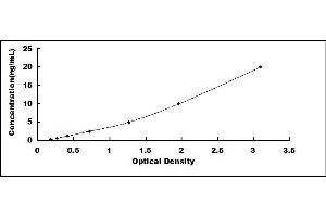 Typical standard curve (MAP1A ELISA 试剂盒)