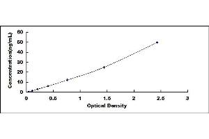 Typical standard curve (Histone H1 ELISA 试剂盒)