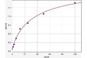Typical standard curve (IgY ELISA 试剂盒)