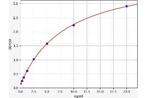 Typical standard curve (COL4A1 ELISA 试剂盒)