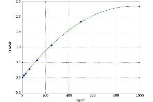 A typical standard curve