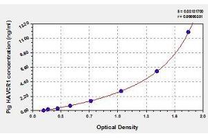 Typical standard curve