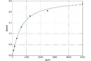 A typical standard curve