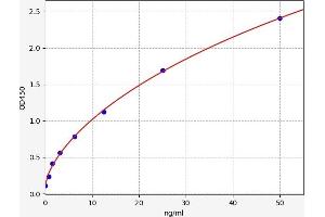 Typical standard curve (CPA3 ELISA 试剂盒)