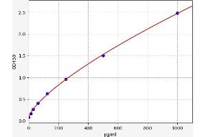 Typical standard curve (MSMB ELISA 试剂盒)
