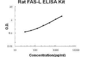 Rat FAS-L Accusignal ELISA Kit Rat FAS-L AccuSignal ELISA Kit standard curve. (FASL ELISA 试剂盒)