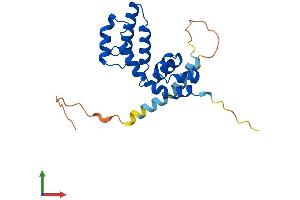 AlphaFold protein structure predicition of Mouse Recombinant Rgs2 Protein, UniprotID O08849